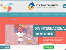 Tablet Screenshot of dinamicoal.com.br